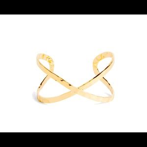 NWT Bancroft- Hammered Infinity Cuff Bracelet